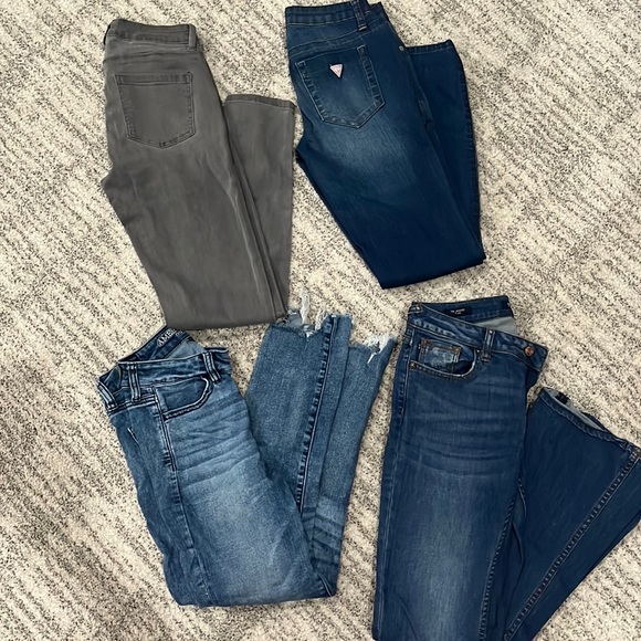 Jean bundle 4 pairs size 4 /26 - Picture 1 of 9